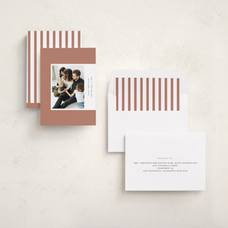 This is a blush new year photo cards with standard by Sumak Studio called aside printing on recycled smooth signature in standard