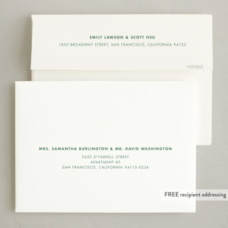 This is a wintergreen new year photo cards with standard by Ani Somi called the good life printing on recycled smooth signature in standard