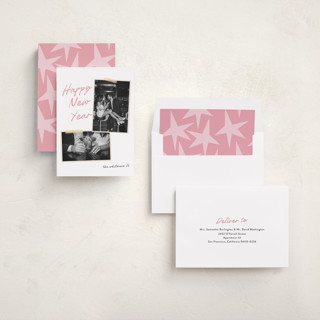 This is a sugar plum new year photo cards with standard by Morgan Kendall called album printing on recycled smooth signature in standard