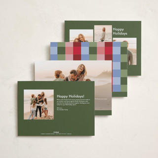 This is a coal new year photo cards with standard by Pixel and Hank called minimize printing on recycled smooth signature in standard