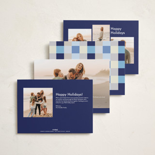 This is a sky new year photo cards with standard by Pixel and Hank called minimize printing on recycled smooth signature in standard