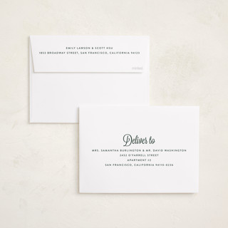 This is a emerald green new year photo cards with standard by Cass Loh called cursive bottom printing on recycled smooth signature in standard