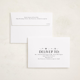 This is a alabaster new year photo cards with standard by Susan Asbill called effervescent printing on recycled smooth signature in standard