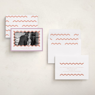 This is a sugar plum new year photo cards with standard by Blustery August called party squiggle printing on recycled smooth signature in standard