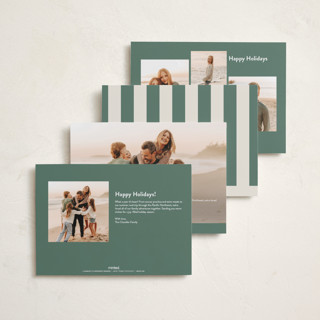 This is a snow new year photo cards with standard by Tamara Hilje called recuerdos printing on recycled smooth signature in standard