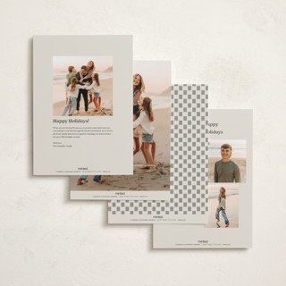 This is a ivory new year photo cards with standard by Olivia Raufman called wonderful year printing on recycled smooth signature in standard