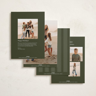 This is a juniper new year photo cards with standard by Kelly Watkins called maeve printing on recycled smooth signature in standard