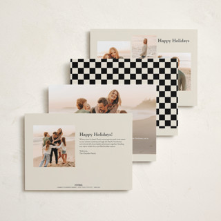 This is a midnight new year photo cards with standard by Baumbirdy called bold newyear printing on recycled smooth signature in standard