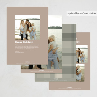 This is a biscuit new year photo cards with standard by Hudson meet Rose called sometime printing on recycled smooth signature in standard