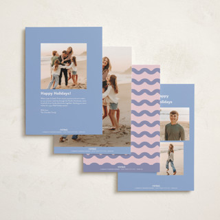 This is a jam new year photo cards with standard by Creo Study called squiggle overlay printing on recycled smooth signature in standard