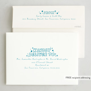 This is a glacier new year photo cards with standard by Everett Paper Goods called pizazz printing on recycled smooth signature in standard
