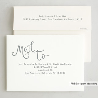 This is a tinsel new year photo cards with standard by Megan Davis called meringue printing on recycled smooth signature in standard