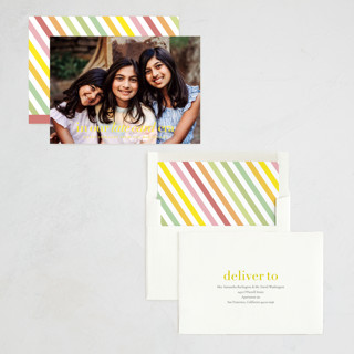 This is a lemon new year photo cards with standard by Sara Hicks Malone called late card era printing on recycled smooth signature in standard