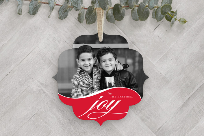 Flowing Joy Holiday Ornament Cards