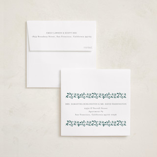 This is a tinsel holiday card ornaments with standard by Mansi Verma called ornament wreathe printing on recycled smooth signature in ornament