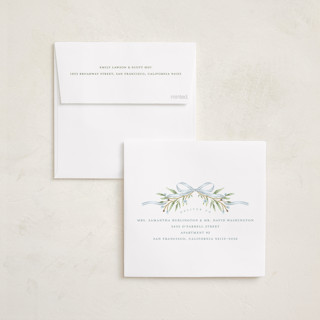 This is a frost holiday card ornaments with standard by Susan Zinader called first christmas wreath printing on recycled smooth signature in ornament