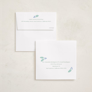 This is a frost holiday card ornaments with standard by Brandy Folse called holly frame printing on recycled smooth signature in ornament