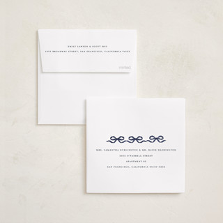 This is a blue spruce holiday card ornaments with standard by Jenna Holcomb called bow ornament printing on recycled smooth signature in ornament