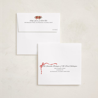 This is a blush holiday card ornaments with standard by Sherley Ferreira called christmas ornament printing on recycled smooth signature in ornament