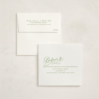 This is a pistachio holiday card ornaments with standard by Erika Firm called joy cloud printing on signature in ornament