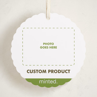 This is a charcoal holiday card ornaments with standard by Minted Custom called minted custom printing on recycled smooth signature in ornament