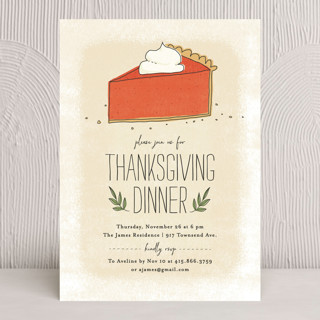 pie party invitations