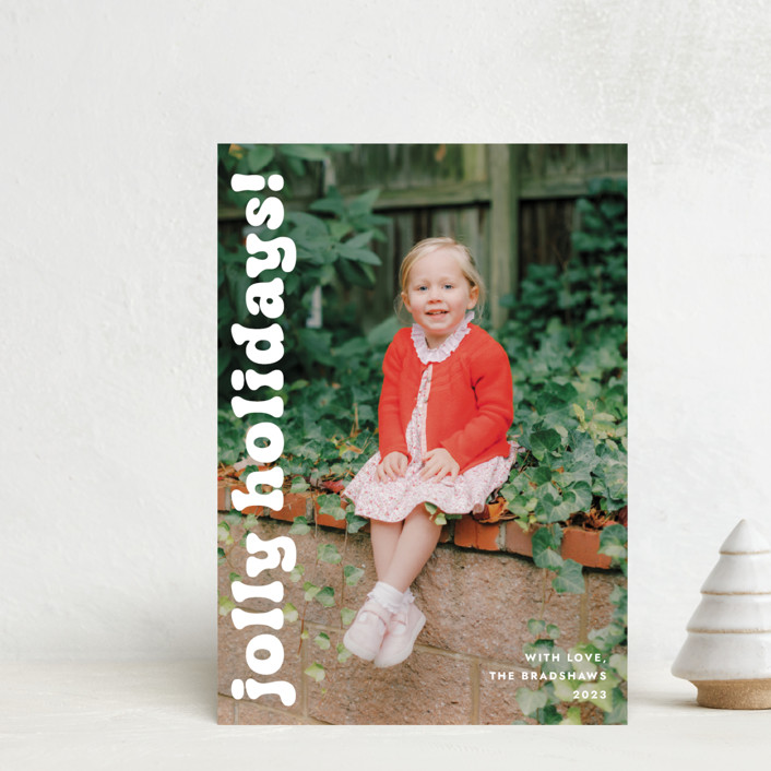 Vinyl Holiday Postcards by Megan Davis Minted