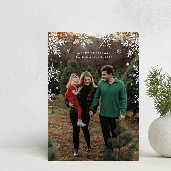 Snowfall Holiday Postcards by Kacey Kendrick Wagner Minted