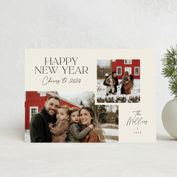 Aesthetic Holiday Postcards by Nicole Barreto Minted