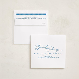 This is a icicle foil pressed holiday cards with foil pressed by Tamara Hilje called allegro printing on recycled smooth signature in square