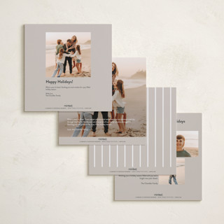 This is a fog foil pressed holiday cards with foil pressed by Ana Sharpe called year in display printing on recycled smooth signature in square