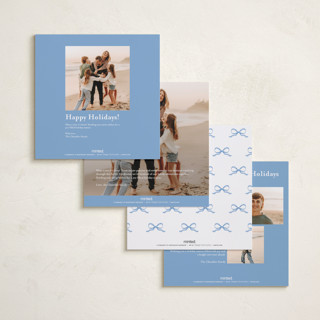 This is a winter foil pressed holiday cards with foil pressed by Itsy Belle Studio called ella printing on recycled smooth signature in square