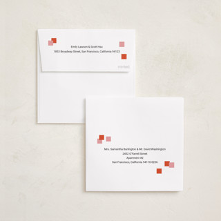 This is a peppermint holiday photo cards with standard by Anja Jankowsky called happiest of holidays wishes printing on recycled smooth signature in square