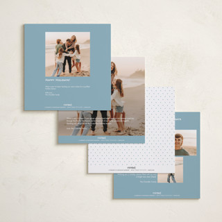 This is a ice holiday photo cards with standard by JoAnn Jinks called balance center printing on recycled smooth signature in square