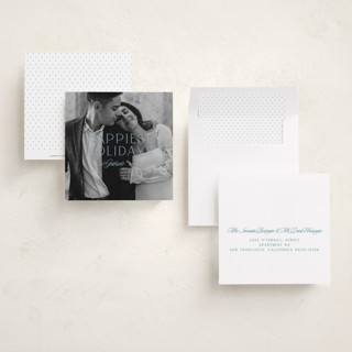 This is a ice holiday photo cards with standard by JoAnn Jinks called balance center printing on recycled smooth signature in square