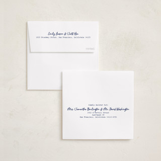 This is a midnight holiday photo cards with standard by Helena Vitto called old is cool christmas printing on recycled smooth signature in square