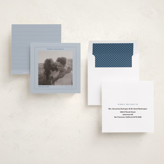 This is a ice holiday photo cards with standard by Bethan called kodak printing on recycled smooth signature in square
