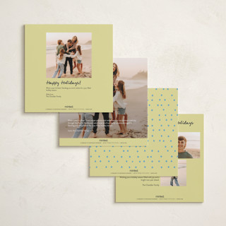 This is a halo holiday photo cards with standard by Jelena Vuletic called merribelle printing on recycled smooth signature in square