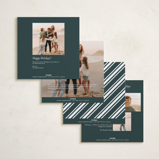 This is a night holiday photo cards with standard by Brooke Chandler called square present printing on recycled smooth signature in square