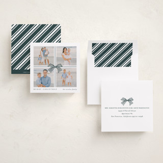 This is a night holiday photo cards with standard by Brooke Chandler called square present printing on recycled smooth signature in square