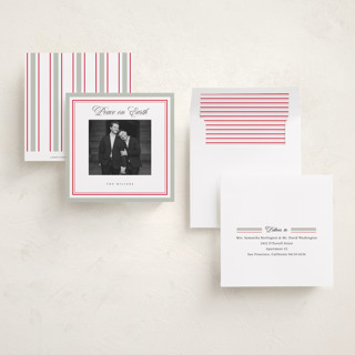 This is a ice holiday photo cards with standard by Anupama called classic single printing on recycled smooth signature in square