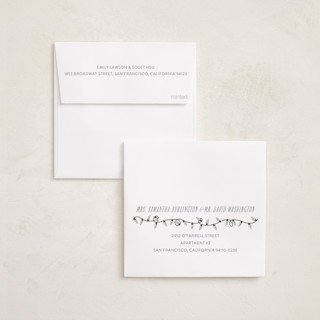 This is a snow holiday photo cards with standard by Kate Ross called love joy printing on recycled smooth signature in square