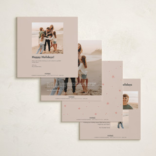 This is a gumdrop holiday photo cards with standard by Jelena Vuletic called crystal printing on recycled smooth signature in square