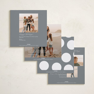 This is a ash holiday photo cards with standard by Ghazal Ali called christmas present printing on recycled smooth signature in square