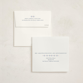 This is a frost holiday photo cards with standard by Alston Foster called classic garland printing on signature in square