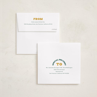 This is a hot toddy holiday photo cards with standard by Carrie Moradi called encircled printing on signature in square