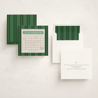 This is a elf holiday photo cards with standard by Claudia Orengo called favorite month printing on signature in square