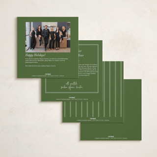 This is a pine holiday photo cards with standard by Adelyn T. called imora printing on recycled smooth signature in square
