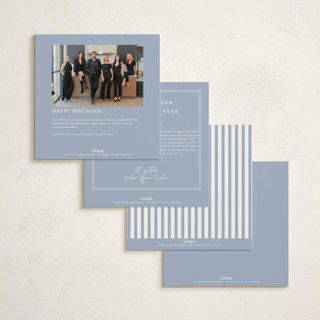 This is a frost holiday photo cards with standard by Alston Foster called festive printing on signature in square