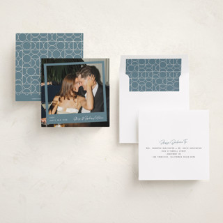 This is a lake holiday photo cards with standard by Cindy Reynolds called cheery pic printing on recycled smooth signature in square